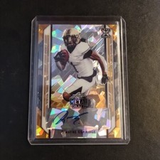 #1/1 Dee D'Wayne Eskridge Gold Crystals Rookie Auto 2021 Leaf Metal Draft Card