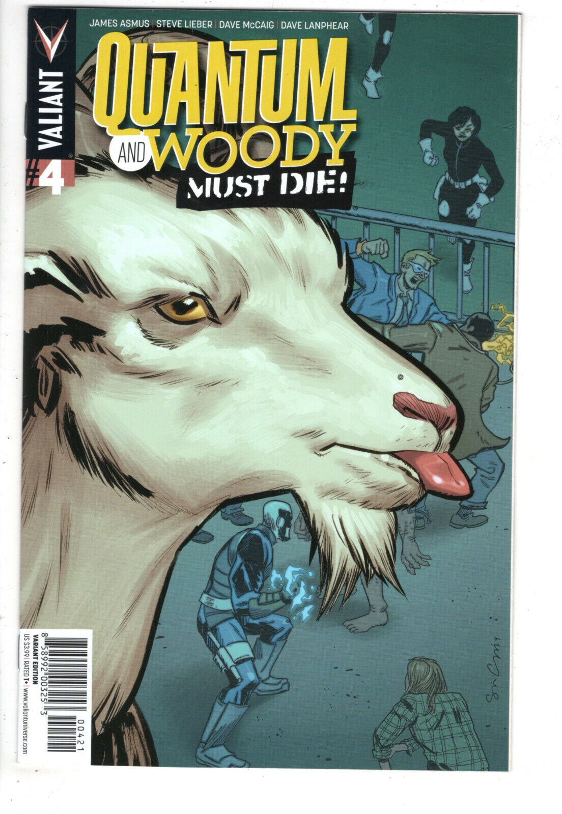 QUANTUM AND WOODY MUST DIE #4 (2015) - GRADE NM - LIMITED 1:20 INCENTIVE VARIANT