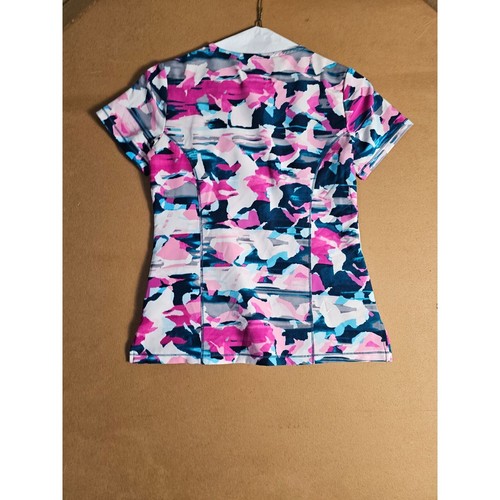 Dickies Floral Scrubs Shirt/Top Women/Fitted XS Doctor/Nurse/Healthcare - Picture 5 of 7