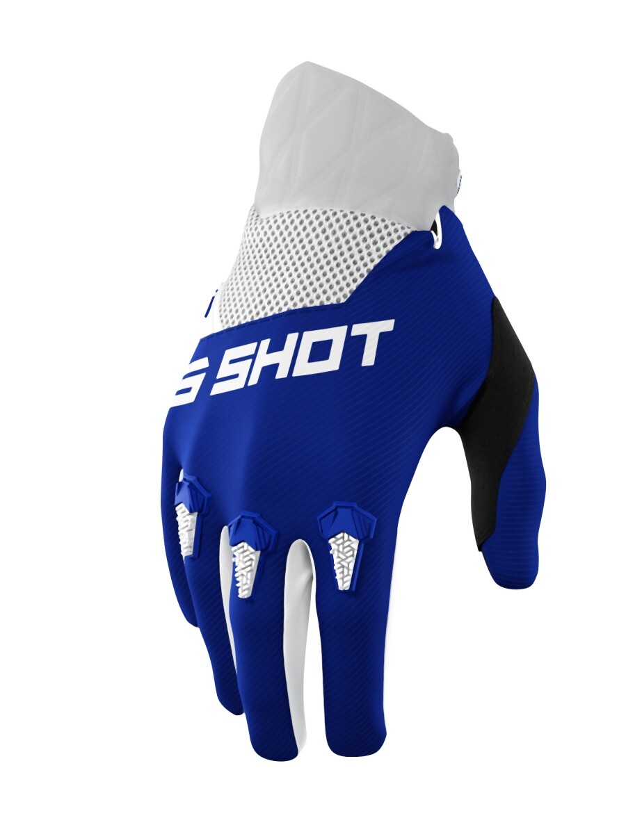 Gants de moto Devo bleus taille 10 homme pour cross, enduro et quad