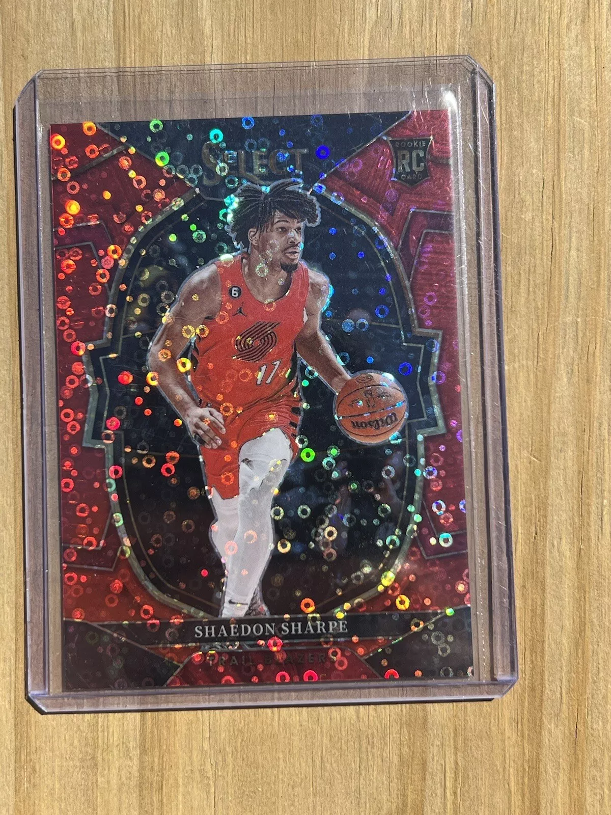 Shaedon Sharpe 22-23 Panini Select Red Disco Prizm /49 # 71
