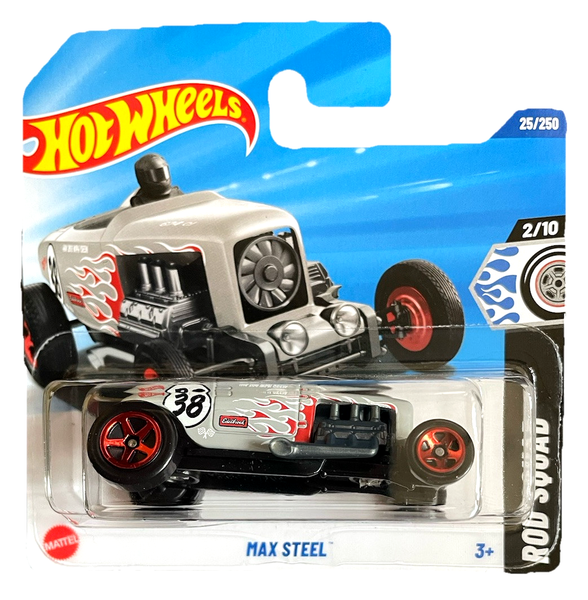 Hot Wheels Max Steel Rod Squad 2/10 2025 25/250 Modellauto Kinder Spielzeug Ovp-image