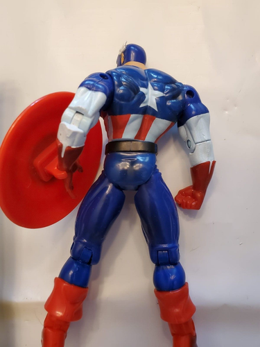 2002 TOY BIZ MARVEL LEGENDS ACTION FIGURE - CAPTAIN AMERICA - Picture 3 of 4