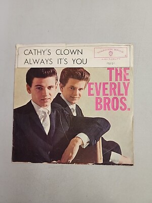 The Everly Brothers - Cathy's Clown - RECORD SLEEVE ONLY (45RPM 7 ) (SLV167) 