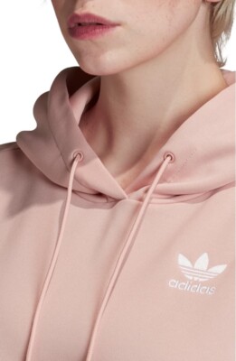 NEW Adidas Originals J Koo Hooded High/Low Parka - Pink