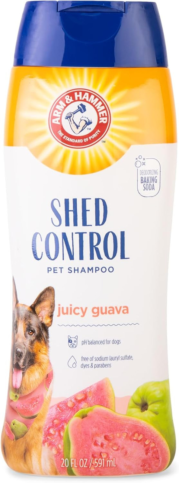 Shed Control Dog Shampoo, 20oz Juicy Guava Scent &ndash; De-Shed