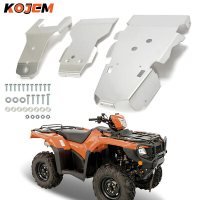 Fits Honda Rubicon IRS 500 2015-2019 & 520 2021 Full Belly Skid Plate 3pcs