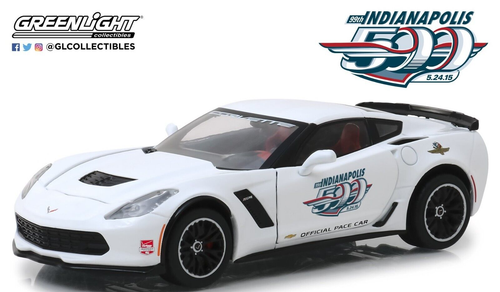 Greenlight 18252 2015 Indianapolis 500 Pace Car 2015 Chevrolet Corvette Z06 1/24