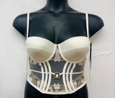 Honey Birdette Louise Ivory Bustier, CHOOSE SIZE- NEW WITH TAGS