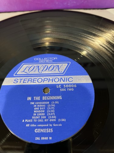 Genesis In The Beginning, 1977 Vinyl LP Record TESTED LC50006 London Records - Picture 4 of 8