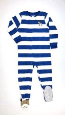 Carter's Boy's Fleece Striped Moose Blanket Pajama Sleeper, Size 5T