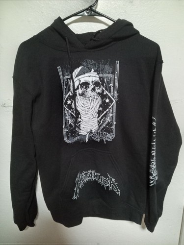 METALLICA ONE HOT TOPIC HOODIE BLACK SZ 
