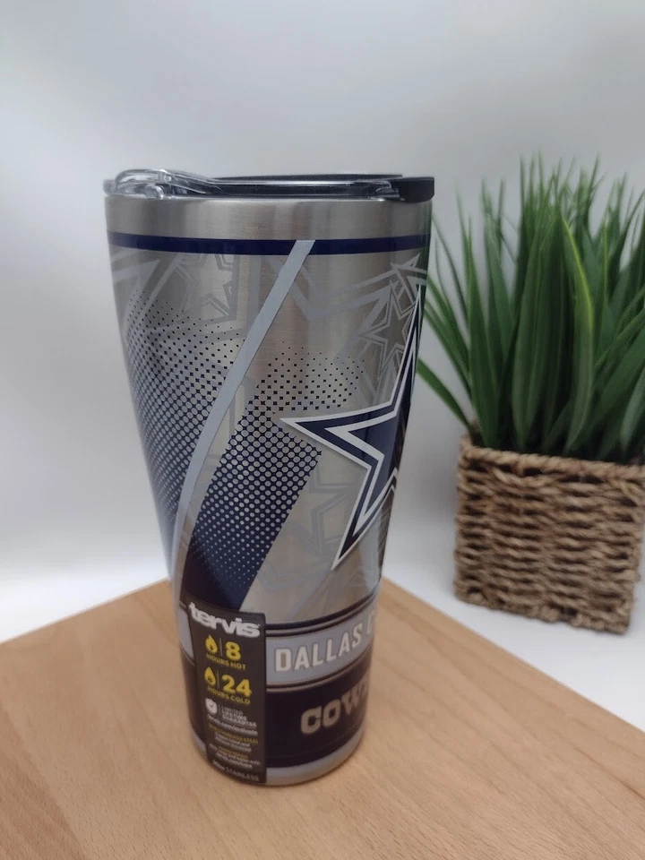Vaso de acero inoxidable Tervis Edge 30 oz - NFL - Dallas Cowboys Foto 2 de 4