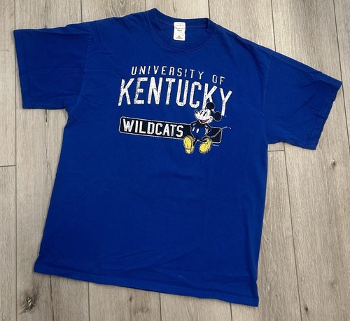 Vintage University Of Kentucky Mickey Mouse Kentucky Wildcats T-Shirt Gr. XL GO CATS! - Bild 1 von 6