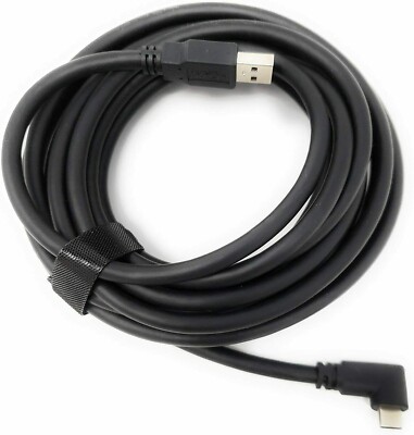 16FT Link Cable For Oculus Quest 2 Type-C 3.2 Right Angle To USB C Charging Cord