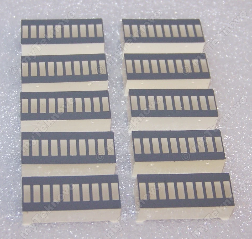 10x YELLOW LED Array BARGRAPH 10-Segs High Bright Intensity [for Arduino] USA - Image 4 of 4