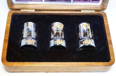 Vintage 1997 MAC Tools ½  Drive Racing Socket Set in Walnut Presentation Box.