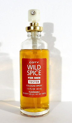 Coty Wild Spice for Men Cologne Spray 1.5 oz Vintage