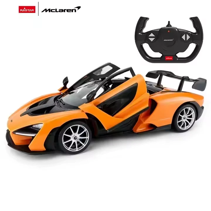 Authentic Licensed McLaren Senna 1:14 Scale Remote Control Car Red Or Orange - Image 2 of 4