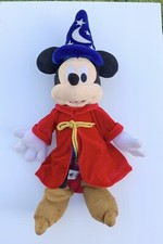 Disney Store 24'' Jumbo Fantasia Sorcerer Mickey Mouse Plush Stuffed Animal Toy