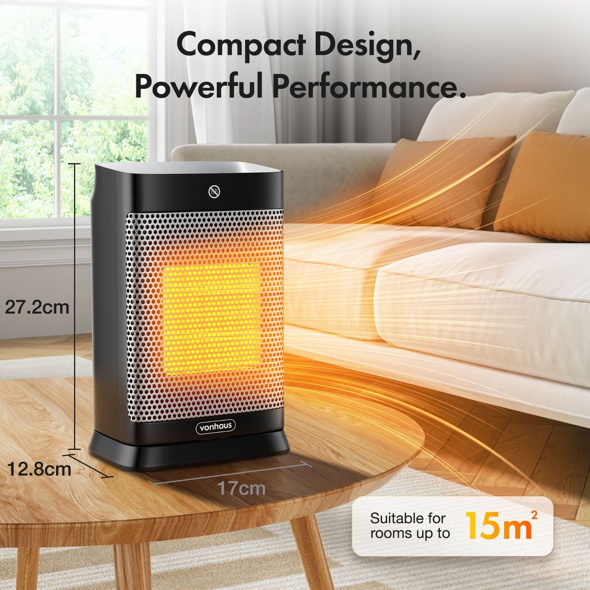 VonHaus Space Heater 1500W 2501025 for sale online UK