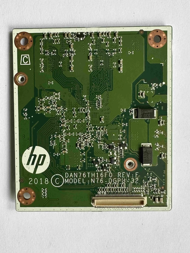 NEW NVIDIA GFX Card MX130 2GB G5 L17313-001 DAN76TH16F0 Rev F GRAPHICS CARD - Image 2 of 2