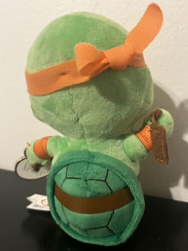 Muñeco de peluche Ty Beanie Babies TMNT Teenage Mutant Ninja Turtles Miguel Ángel 6" - Imagen 2 de 2