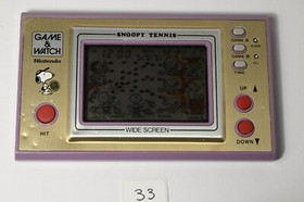 Vintage Boxed Nintendo Game And Watch electronic console Snoopy Tennis Game 1982