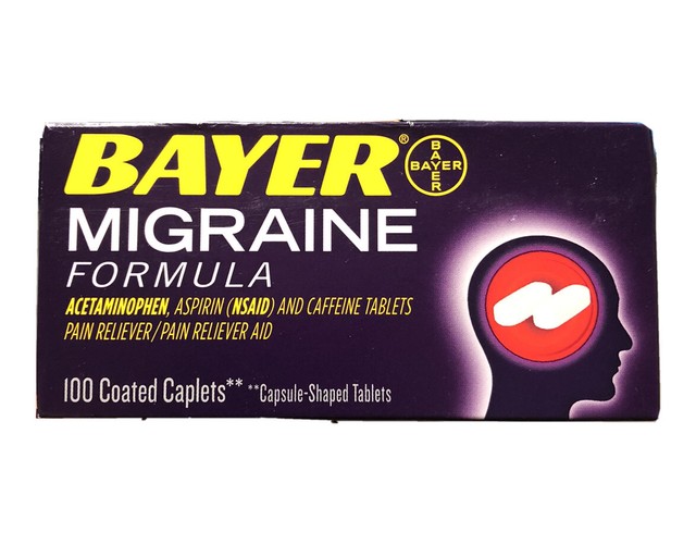 (1) ONE Bayer Migraine Formula Acetaminophen Caffeine Coated Caplets