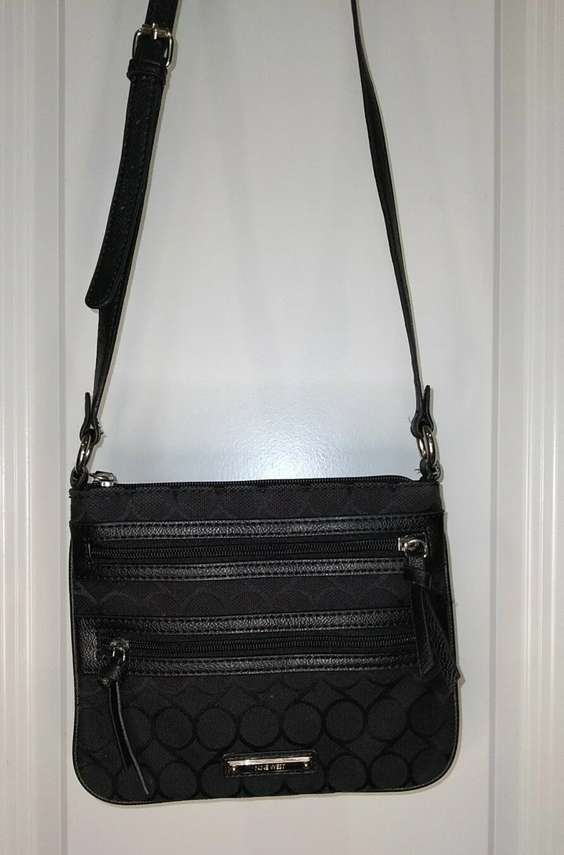 Nine west sling shop bag black