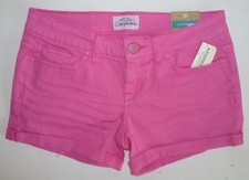 Womens AEROPOSTALE Colored Denim Midi Shorts NWT 0357
