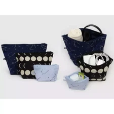 NEW Baggu Go Pouch Set Night Sky