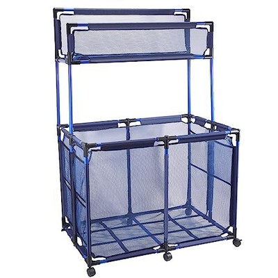 Pool Storage Bin Tiita 2-Tier With Noodle Holder - Mesh, Drainable, 6 ...
