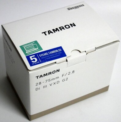 Tamron 28-75mm F/2.8 DI III VXD G2 Objektiv für Sony E-Mount Vollformat
