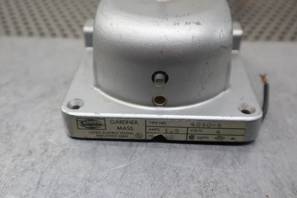 Mecanismo de campana Simplex 4090-6 1,5 amperios 4V 60Hz nuevo stock antiguo Foto 3 de 4