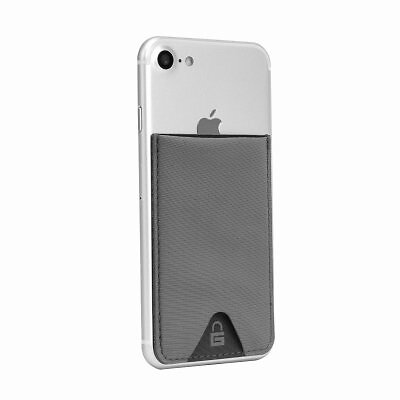 Card Guard CG-7P210G Phone Wallet Pocket Holds up to 8 Credit Cards Gray
