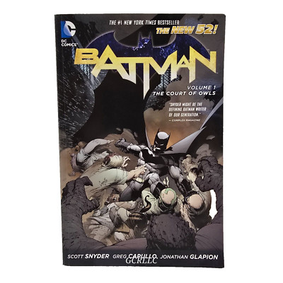 Batman Volume 1 The Court of Owls Scott Snyder DC Comics The New 52!
