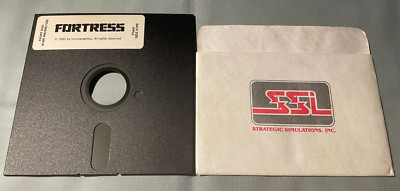 FORTRESS - Atari 400/800/1200/Apple Computer SSI Video Game 5.25'' Disk - TESTED!
