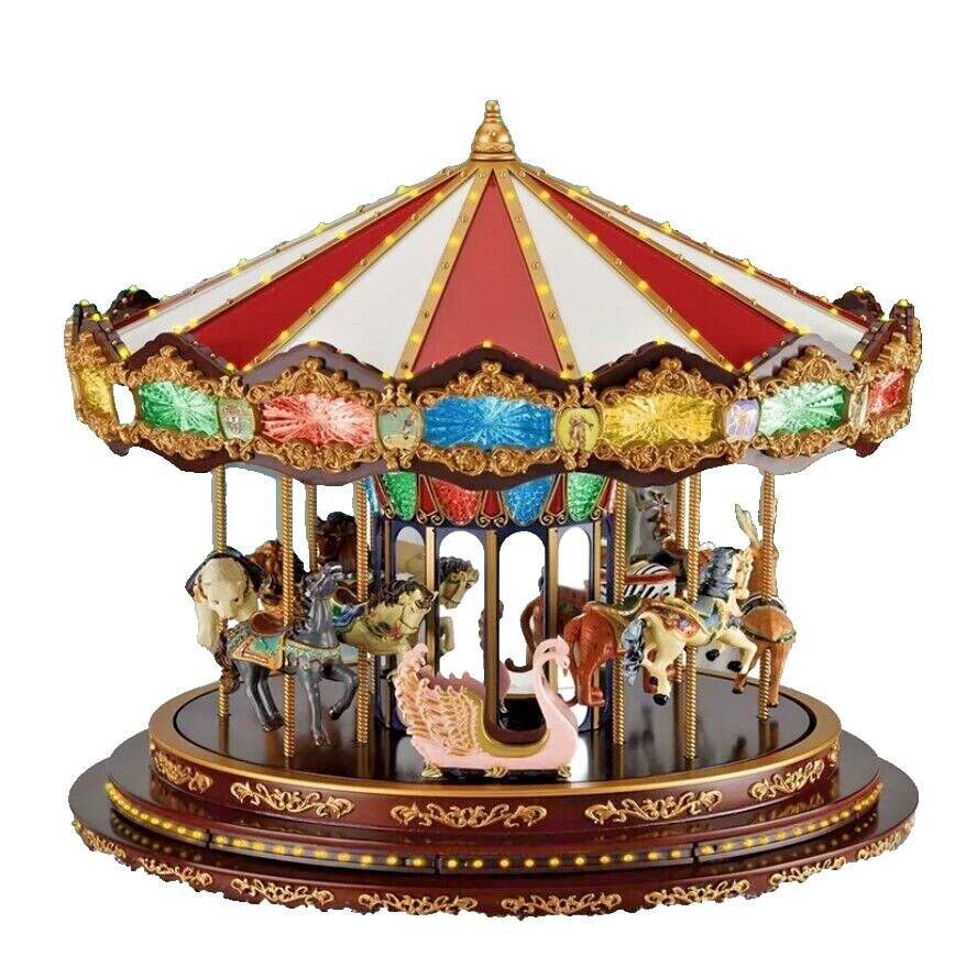 p*o様 Marquee Grand Carousel メリーゴーランド Mr Christmas Marquee Grand Carousel | eBay