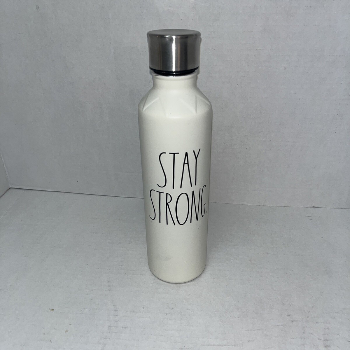 Gourde Isotherme Rae Dunn "DRINK" Inox Ivoire 17oz - Neuve Avec étiquette