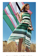 Anthropologie Candymint Halter Dress by Troubadour  6P  NWT
