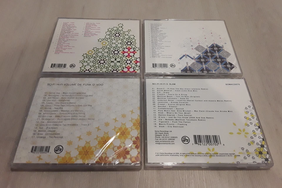 SCI-FI HI-FI (4) CD LOT: Luciano, Alex Smoke, Funk D'Void, Slam EWAN PEARSON SET — 第 2/2 张图片