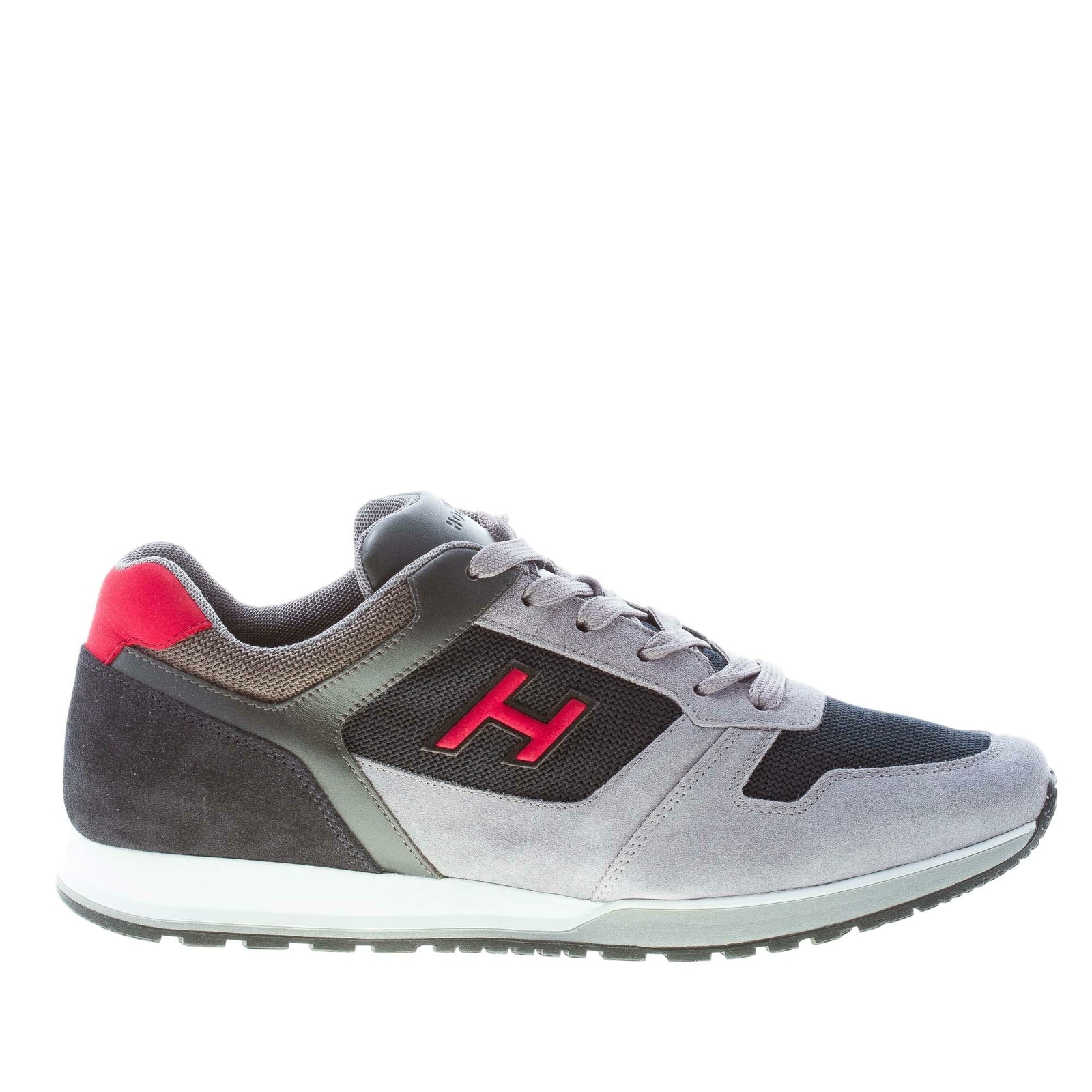 HOGAN herren schuhe shoes grey veloursleder blue tech gewebe H321 sneaker HOGAN herren schuhe shoes grey veloursleder blue tech gewebe H321 sneaker