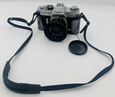 Canon EX Auto 35mm SLR Film Camera w/ EX 50mm f1.8 Lens Working From Japan