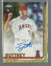 2019 Topps Chrome Rookie Autographs Gold Refractors #RATB Ty Buttrey (ref 86978)