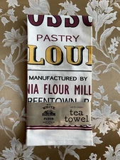 White Blossom Pastry Flour Kitchen Tea Towel - CTW Home Collection 