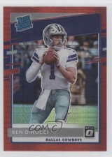 2020 Panini Donruss Optic Rated Rookies Red Hyper Prizm Ben DiNucci #200 0t2