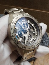 TAG Heuer Carerra Skeleton Grey Phantom Discontinued CAR2A8ABF0707 Great Value!