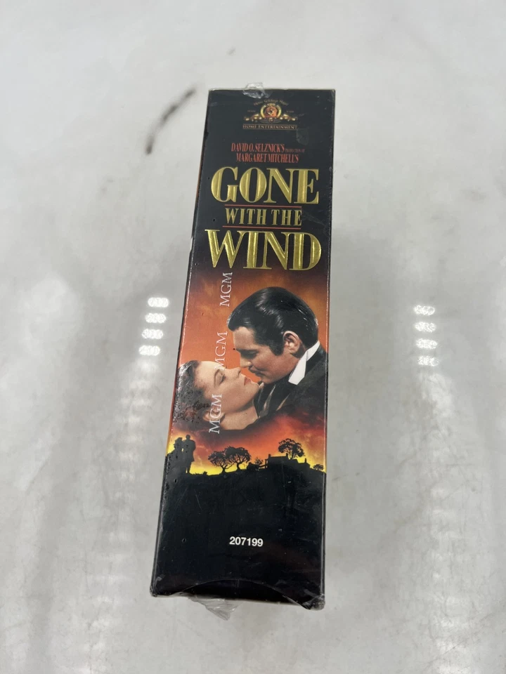 Vintage Gone With The Wind VHS 2 Tape Set Sealed 1939 MGM Classic Oscar Winner - Image 2 of 4