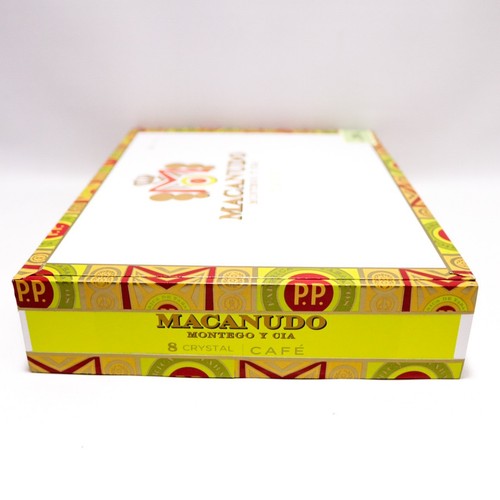 Caja de cigarros de madera vacía de cristal Macanudo Café 9,25" x 6,75" x 1,75" - Imagen 6 de 11
